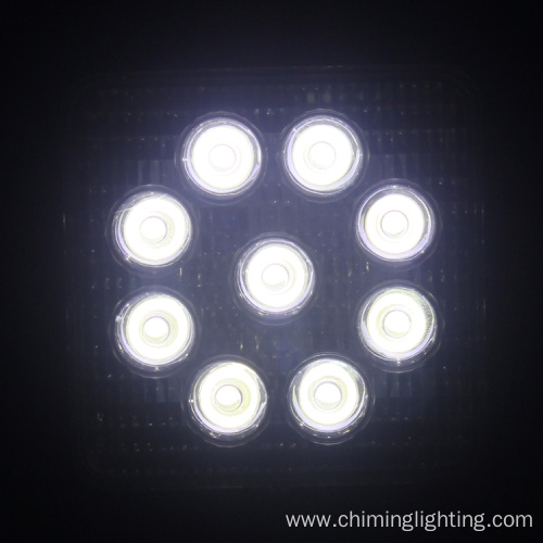 4.2 Inch Spot Flood Fog Lamp 27W Square Waterproof Led Work Light 4X4 4'' Offroad Led Work Light